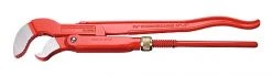 Rothenberger Clé Serre-tube 070123X Pince à Tubes Coudée à 45° SUPER S 1.1/2