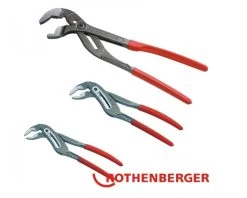 Rothenberger Set 1000001068 Jeu De Pinces Pour Pompes à Eau ROGRIP M 7'' Et 10'' Et XL