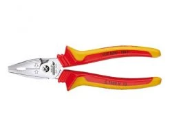 Gedore Pince Universelle 1550942 VDE 8250-160 H Pince Combinée VDE POWER Avec Manchon Isolant 160mm