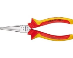 Gedore Pince à Bec Rond 1552104 VDE 8122-160 H Pince à Becs Ronds VDE Avec Manchon Isolant