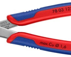 Knipex Pince Coupante Diagonale 78 03 125 7803125 Fraises Diagonales INOX 54 HRC 125 Mm
