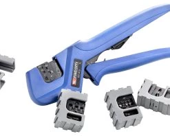 Facom Pince à Cosses Préisolées 819832PB Coupe-câbles Multifonctionnel Avec 4 Matrices Interchangeables