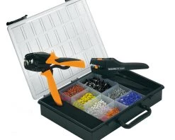 Weidmuller 9028680000 Boîte D'assortiment - Dénudeur De Fil + Pince à Sertir + Embouts