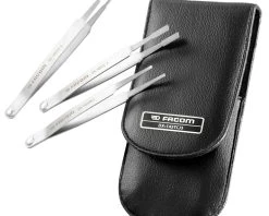 Facom DX.145TCJ3 Pincette En Diamant Pour Le Nettoyage Des Contacts En 3 Parties