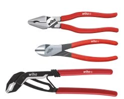 Wiha Set Kit De Pinces Classic Power Combinaison, Pompe à Eau, Coupeur électrique 3 Pièces (26853)