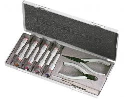 Facom Set MT.J3 Jeu De Tournevis Et De Pinces Micro-Tech® 11 Pièces