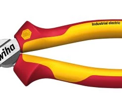 Wiha Pince Universelle Pince Combinée Industrielle électrique Avec DynamicJoint® Et OptiGrip Avec Tranchant Extra Long 33186 180 Mm