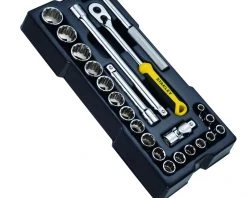 Stanley Set STMT1-74726 Jeu De Douilles Transmodule ½" 12 Côtés 23 Pièces